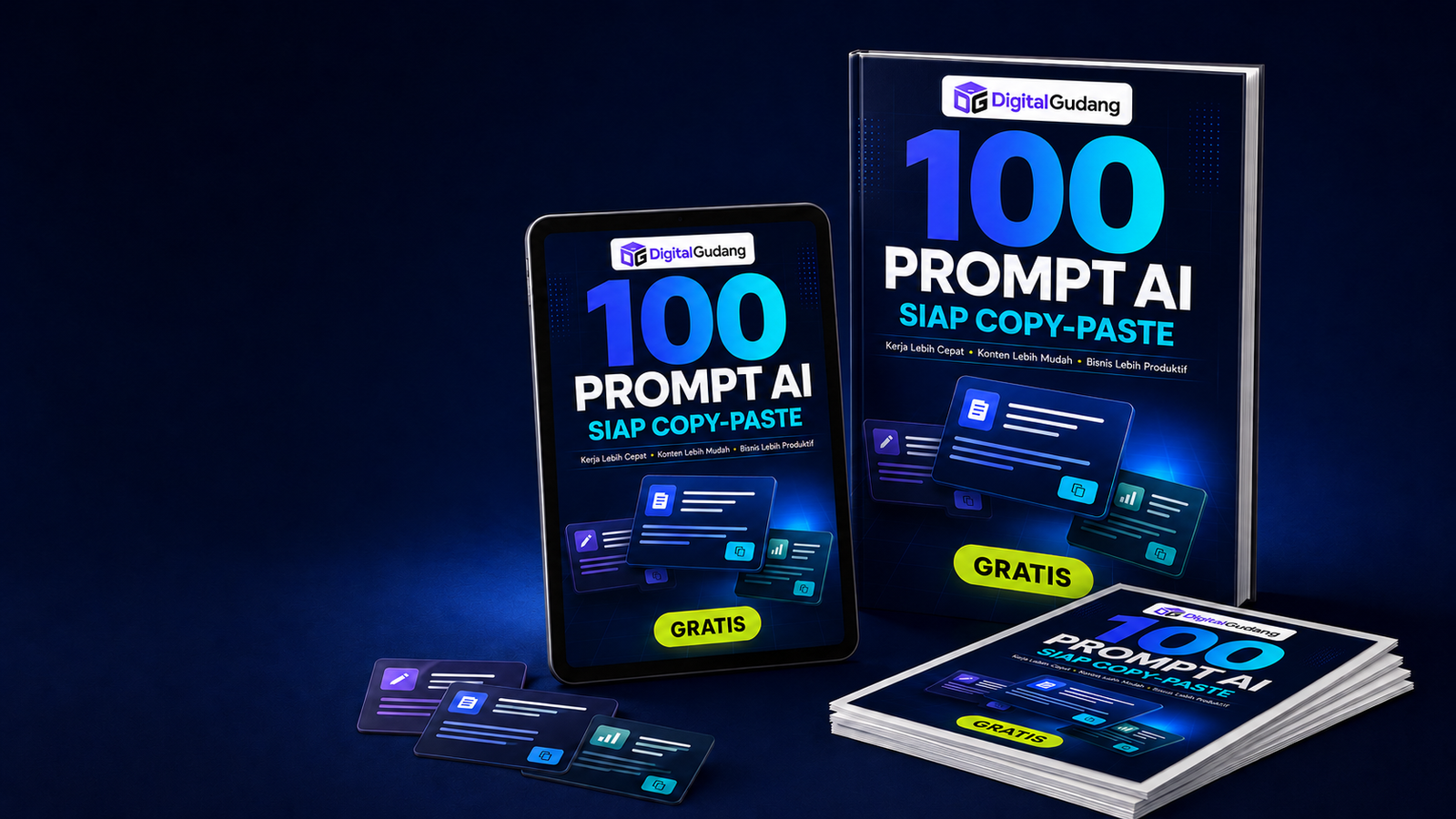 Mockup paket 100 Prompt AI